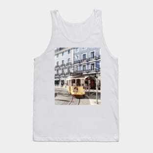 Tram 28 in Lisbon, Portugal Tank Top